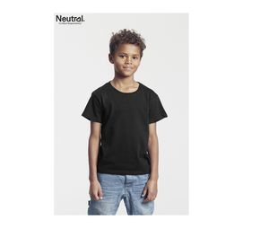 T-shirt jersey coton bio enfant | T-shirt personnalisé Black 1