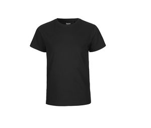 T-shirt jersey coton bio enfant | T-shirt personnalisé Black 2