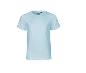 T-shirt jersey coton bio enfant | T-shirt personnalisé Light Blue