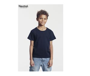 T-shirt jersey coton bio enfant | T-shirt personnalisé Navy 2
