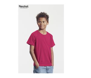 T-shirt jersey coton bio enfant | T-shirt personnalisé Pink 2
