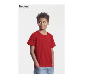 T-shirt jersey coton bio enfant | T-shirt personnalisé Red 2