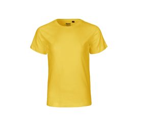 T-shirt jersey coton bio enfant | T-shirt personnalisé Yellow