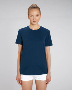 T-shirt jersey bio | T-shirt personnalisé Black Heather Blue 1