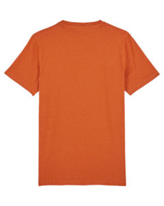T-shirt jersey bio | T-shirt personnalisé Black Heather Orange 7