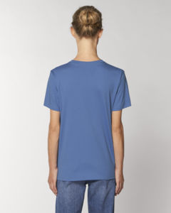 T-shirt jersey bio | T-shirt personnalisé Bright blue 3