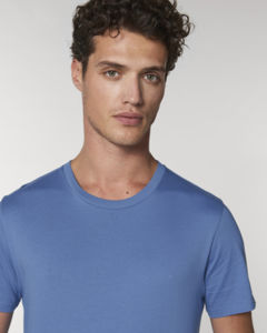 T-shirt jersey bio | T-shirt personnalisé Bright blue 4