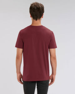 T-shirt jersey bio | T-shirt personnalisé Burgundy 3