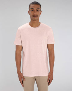 T-shirt jersey bio | T-shirt personnalisé Cream Heather Pink