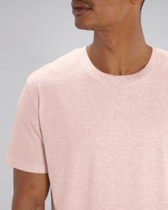 T-shirt jersey bio | T-shirt personnalisé Cream Heather Pink 2