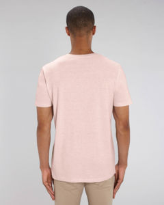 T-shirt jersey bio | T-shirt personnalisé Cream Heather Pink 4