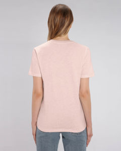 T-shirt jersey bio | T-shirt personnalisé Cream Heather Pink 5