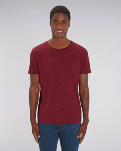 T-shirt jersey bio | T-shirt personnalisé Dark Heather Burgundy