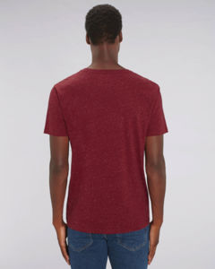 T-shirt jersey bio | T-shirt personnalisé Dark Heather Burgundy 4