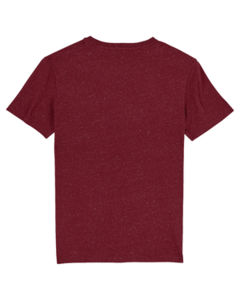 T-shirt jersey bio | T-shirt personnalisé Dark Heather Burgundy 7