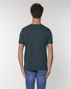 T-shirt jersey bio | T-shirt personnalisé Dark Heather Denim 6