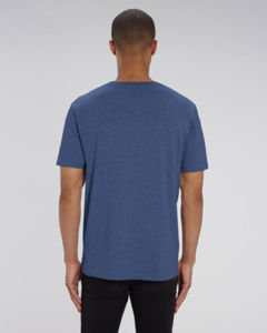 T-shirt jersey bio | T-shirt personnalisé Dark Heather Indigo 5