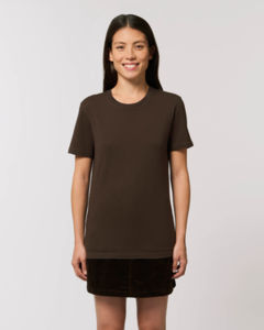 T-shirt jersey bio | T-shirt personnalisé Deep chocolat 2