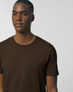 T-shirt jersey bio | T-shirt personnalisé Deep chocolat 3