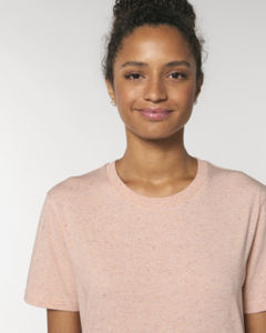 T-shirt jersey bio | T-shirt personnalisé Heather Neppy Pink 5