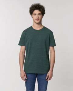 T-shirt jersey bio | T-shirt personnalisé Heather snow glazed green 1