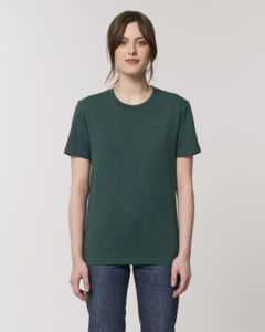 T-shirt jersey bio | T-shirt personnalisé Heather snow glazed green 3