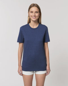 T-shirt jersey bio | T-shirt personnalisé Heather snow mid blue 3