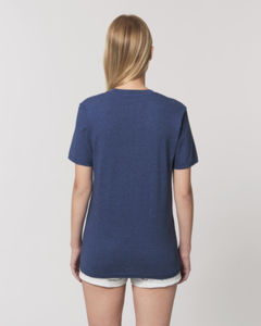 T-shirt jersey bio | T-shirt personnalisé Heather snow mid blue 7