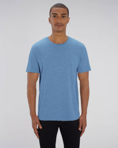 T-shirt jersey bio | T-shirt personnalisé Mid Heather Blue