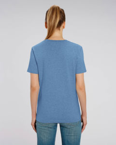 T-shirt jersey bio | T-shirt personnalisé Mid Heather Blue 6