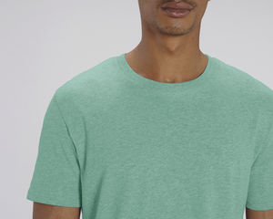 T-shirt jersey bio | T-shirt personnalisé Mid Heather Green 11