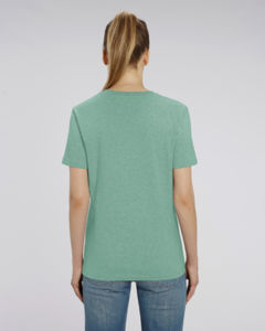 T-shirt jersey bio | T-shirt personnalisé Mid Heather Green 15