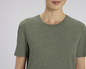 T-shirt jersey bio | T-shirt personnalisé Mid Heather Khaki 12