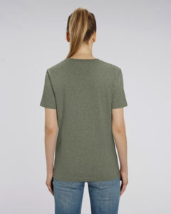 T-shirt jersey bio | T-shirt personnalisé Mid Heather Khaki 24