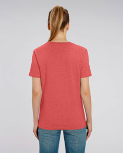 T-shirt jersey bio | T-shirt personnalisé Mid Heather Red 6