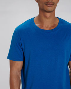 T-shirt jersey bio | T-shirt personnalisé Mid Heather Royal Blue 2