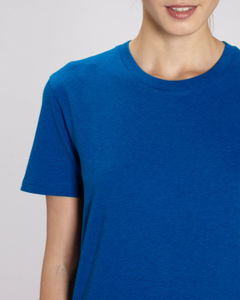 T-shirt jersey bio | T-shirt personnalisé Mid Heather Royal Blue 3