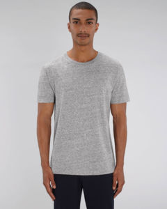 T-shirt jersey bio | T-shirt personnalisé Slub Heather Grey