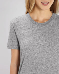 T-shirt jersey bio | T-shirt personnalisé Slub Heather Grey 3