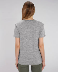 T-shirt jersey bio | T-shirt personnalisé Slub Heather Grey 5