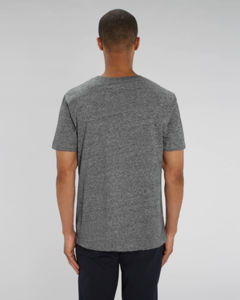 T-shirt jersey bio | T-shirt personnalisé Slub Heather Steel Grey 4