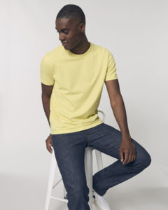 T-shirt jersey bio | T-shirt personnalisé Yellow mist