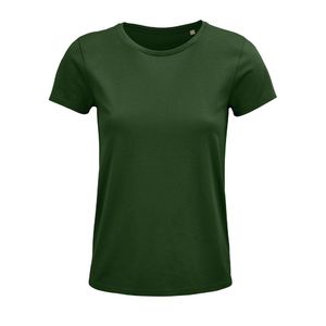 T-shirt jersey éco F | T-shirt personnalisé Vert bouteille