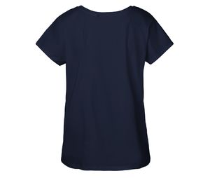 T-shirt loose fit coton bio F | T-shirt personnalisé Navy 1