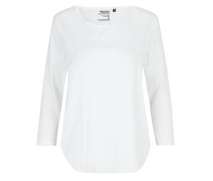 T-shirt 3/4 coton bio F | T-shirt personnalisé White