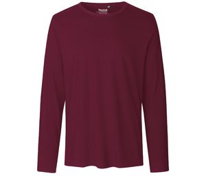 T-shirt long coton H | T-shirt personnalisé Bordeaux