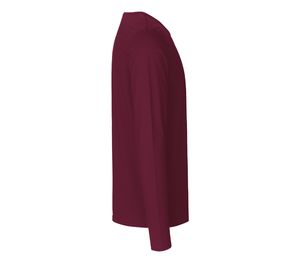 T-shirt long coton H | T-shirt personnalisé Bordeaux 2