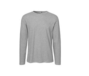 T-shirt long coton H | T-shirt personnalisé Sport Grey