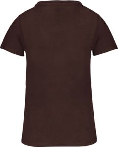 T-shirt col rond bio F | T-shirt publicitaire Chocolate 1