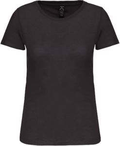 T-shirt col rond bio F | T-shirt publicitaire Dark Grey